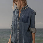 Lisi Top - Denim - Heidi Merrick