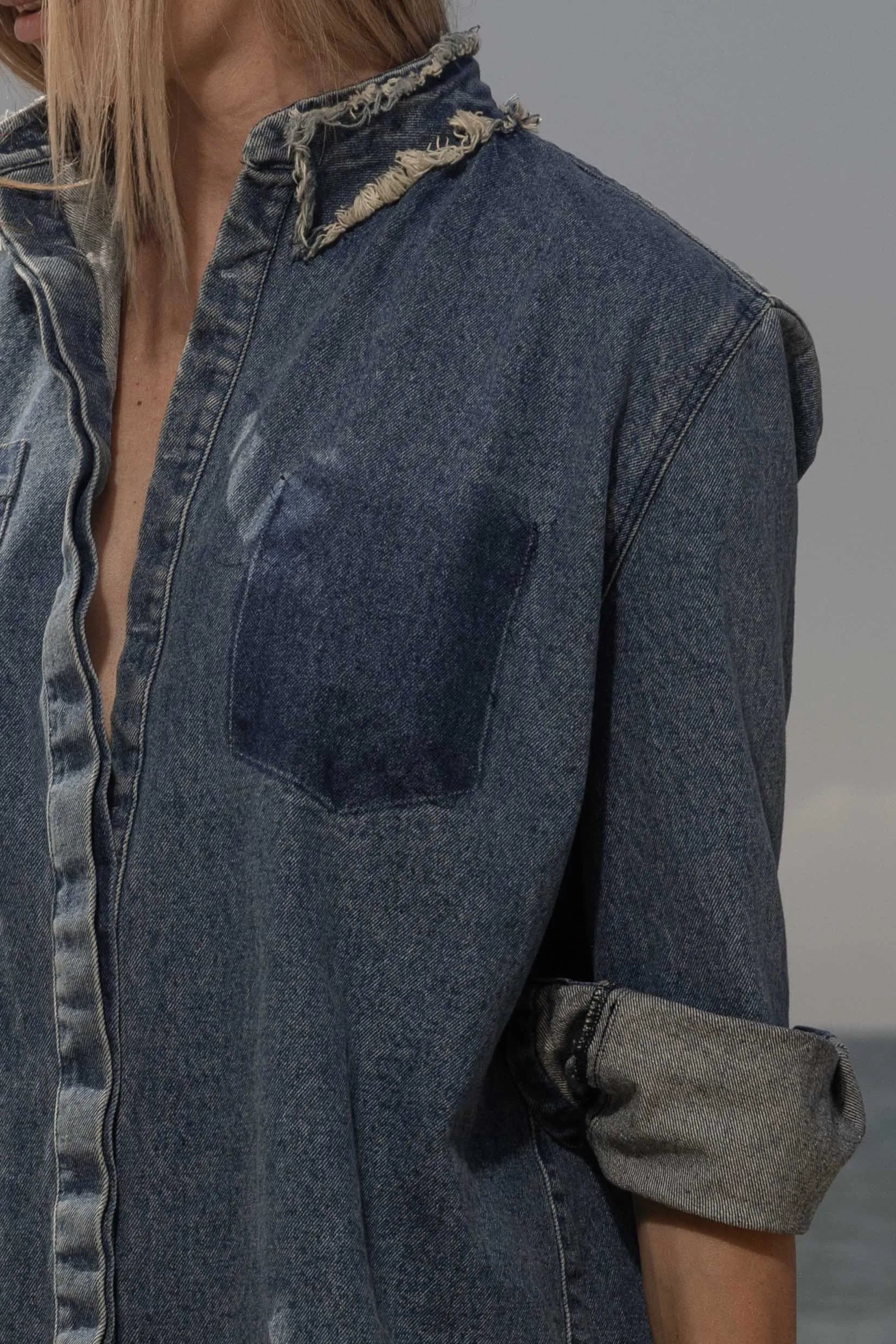 Lisi Top - Denim - Heidi Merrick