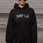 SRF LA Unisex Hoodie - Cream on Black - Heidi Merrick