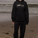 SRF LA Unisex Hoodie - Cream on Black - Heidi Merrick
