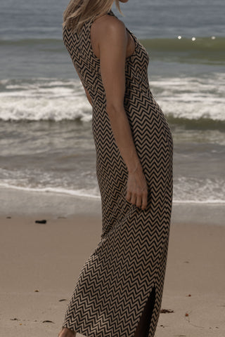 Stone Tank Dress - Chevron