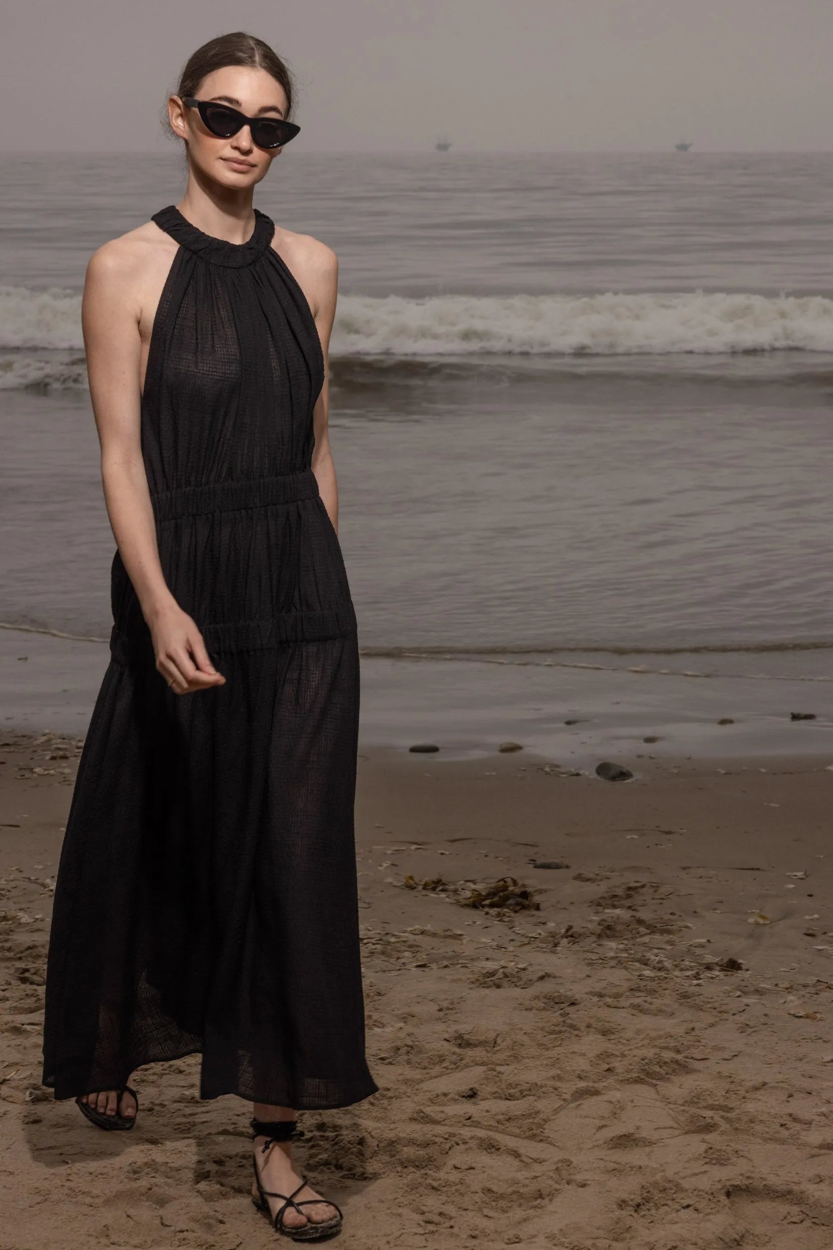 Idyll Dress - Jacquard Gingham - Heidi Merrick