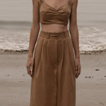 Camille Skirt - Caramel Trench - Heidi Merrick