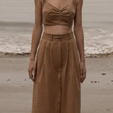 Camille Skirt - Caramel Trench - Heidi Merrick