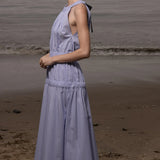 Idyll Dress - Stripe Shirting - Heidi Merrick