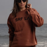 SRF LA Unisex Crewneck - Walnut - Heidi Merrick