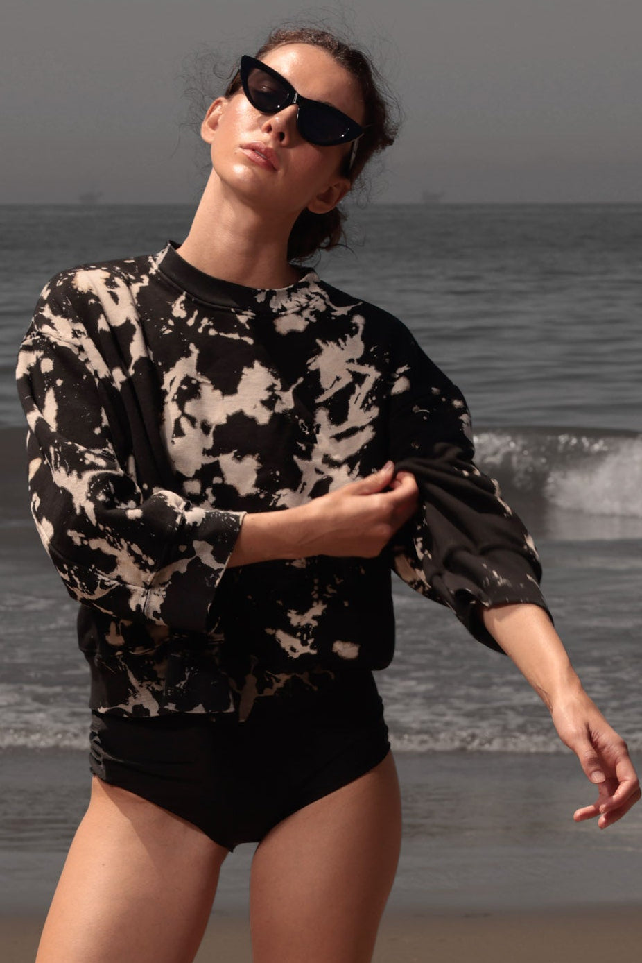 Barrel Sleeve 70's SRF LA Crewneck - Ingua - Heidi Merrick