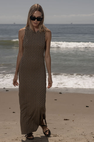 Stone Tank Dress - Chevron