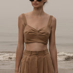 Calvi Top - Caramel Trench - Heidi Merrick