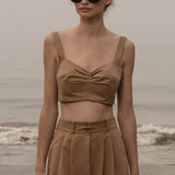 Calvi Top - Caramel Trench - Heidi Merrick