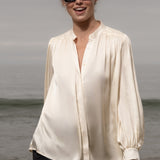 Farah Blouse - Cream - Heidi Merrick