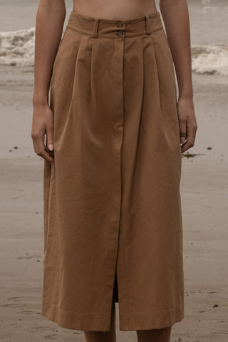 Camille Skirt - Caramel Trench