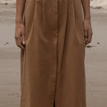 Camille Skirt - Caramel Trench - Heidi Merrick