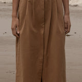 Camille Skirt - Caramel Trench - Heidi Merrick