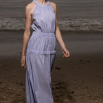 Idyll Dress - Stripe Shirting - Heidi Merrick