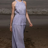 Idyll Dress - Stripe Shirting - Heidi Merrick