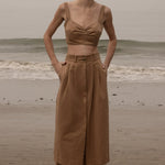 Calvi Top - Caramel Trench - Heidi Merrick