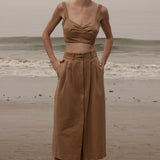 Calvi Top - Caramel Trench - Heidi Merrick