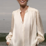 Farah Blouse - Cream - Heidi Merrick