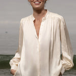 Farah Blouse - Cream - Heidi Merrick