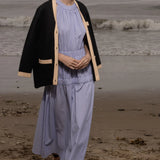 Idyll Dress - Stripe Shirting - Heidi Merrick