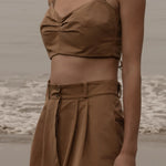 Calvi Top - Caramel Trench - Heidi Merrick