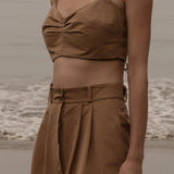 Calvi Top - Caramel Trench - Heidi Merrick