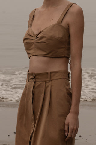 Camille Skirt - Caramel Trench