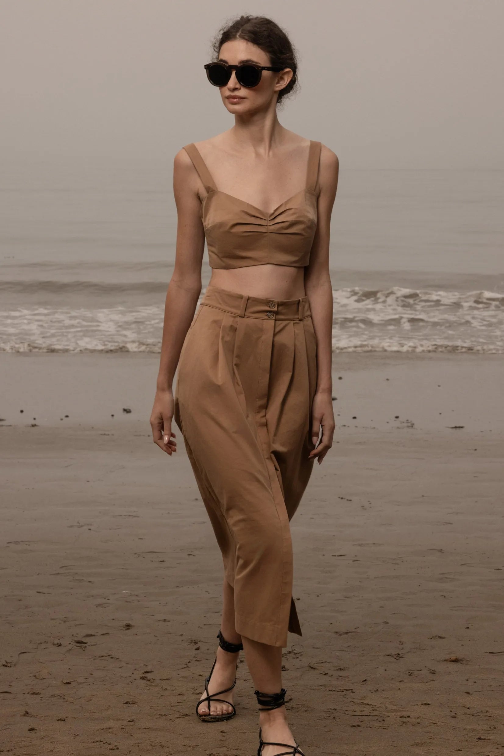 Calvi Top - Caramel Trench - Heidi Merrick