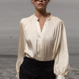 Farah Blouse - Cream - Heidi Merrick