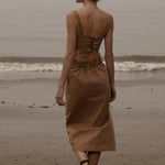 Camille Skirt - Caramel Trench - Heidi Merrick