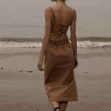 Camille Skirt - Caramel Trench - Heidi Merrick