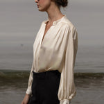 Farah Blouse - Cream - Heidi Merrick