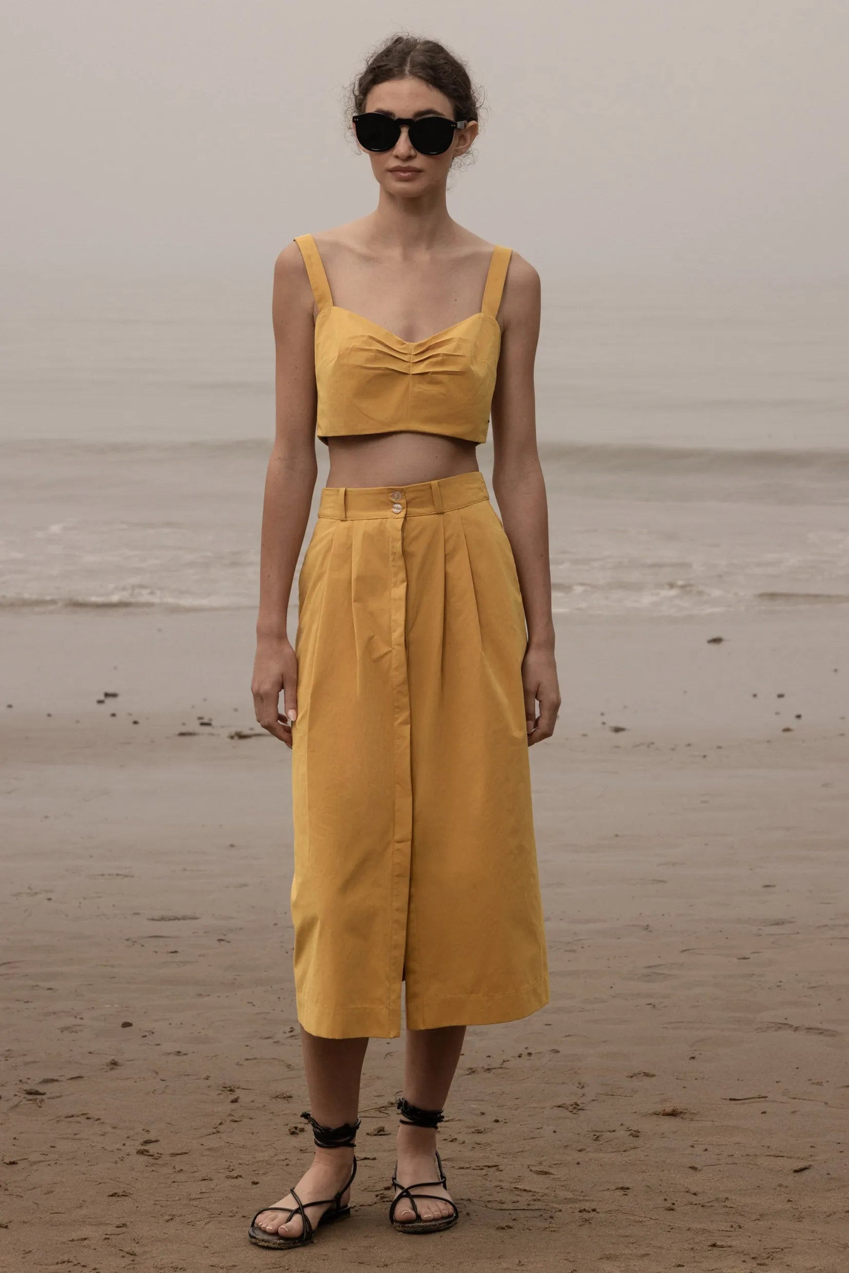 Calvi Top - Jaune Trench - Heidi Merrick