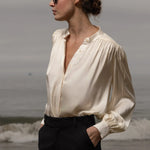 Farah Blouse - Cream - Heidi Merrick