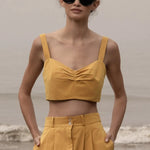 Calvi Top - Jaune Trench - Heidi Merrick