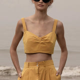 Calvi Top - Jaune Trench - Heidi Merrick