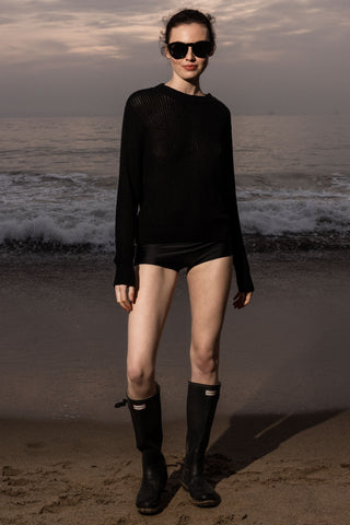 Moby Sweater - Black - Heidi Merrick
