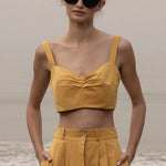 Calvi Top - Jaune Trench - Heidi Merrick