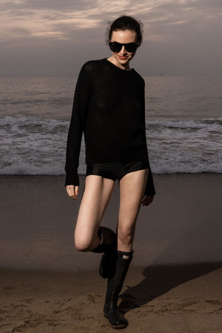Moby Sweater - Black - Heidi Merrick