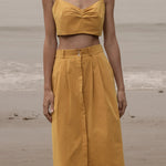 Calvi Top - Jaune Trench - Heidi Merrick