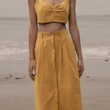Calvi Top - Jaune Trench - Heidi Merrick