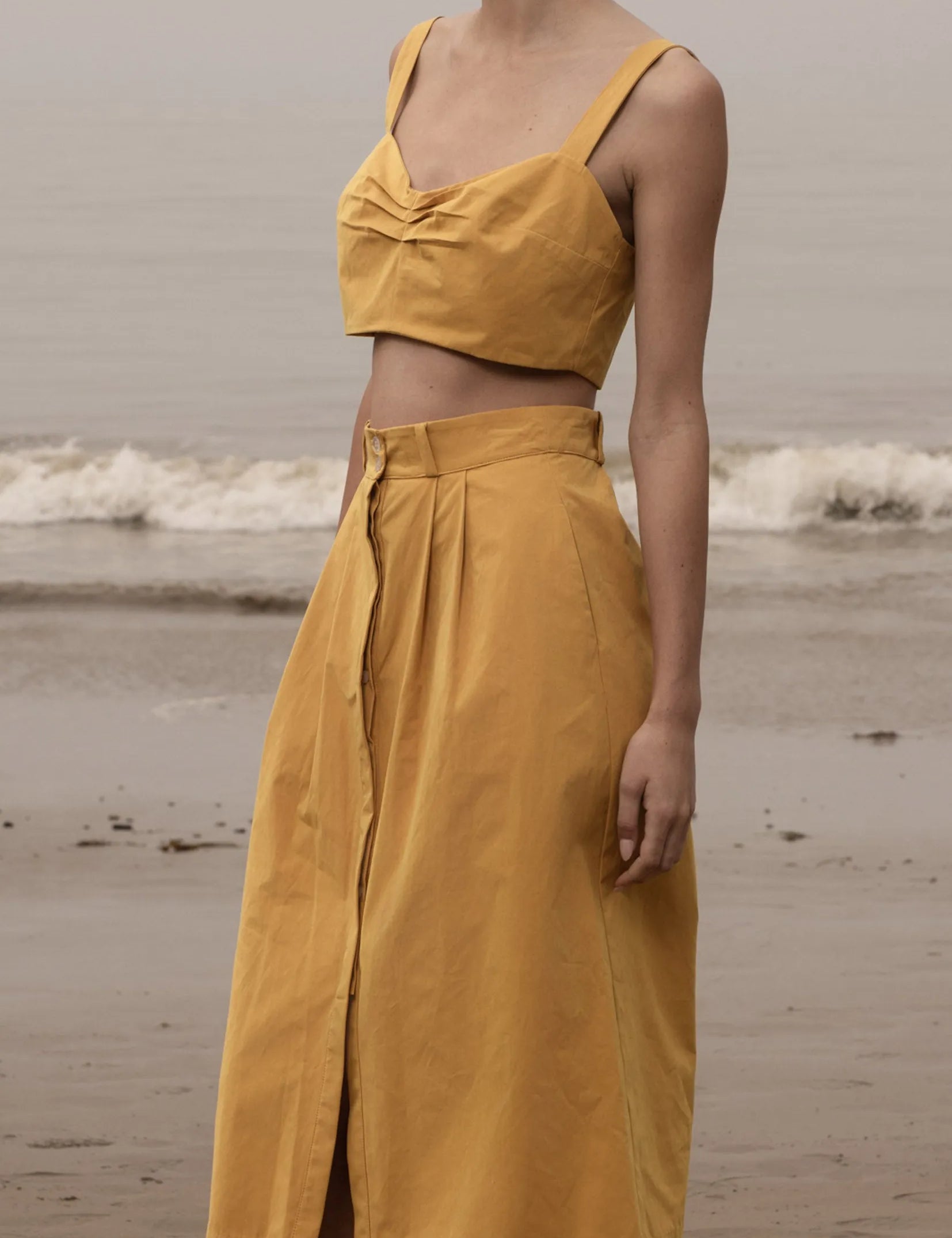 Calvi Top - Jaune Trench - Heidi Merrick
