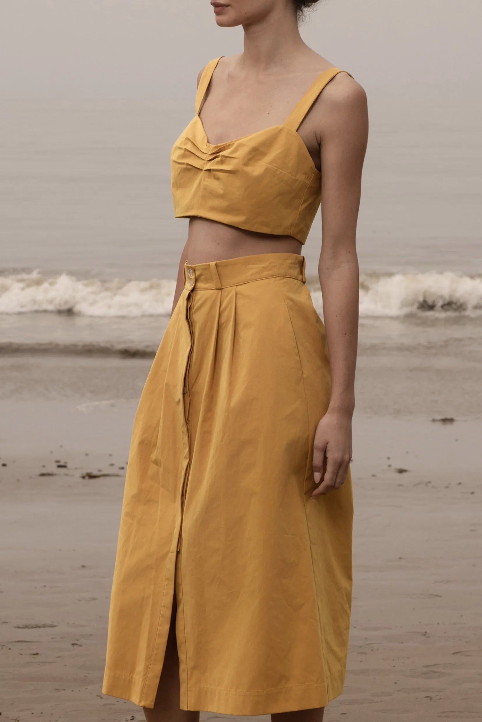 Calvi Top - Jaune Trench - Heidi Merrick