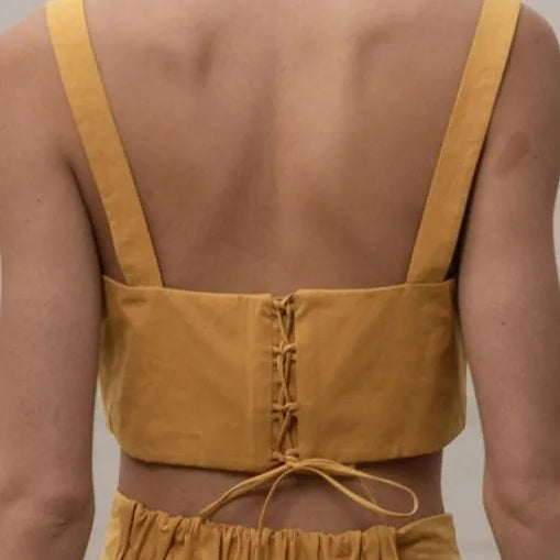 Calvi Top - Jaune Trench - Heidi Merrick