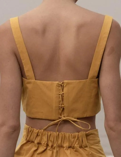 Calvi Top - Jaune Trench - Heidi Merrick