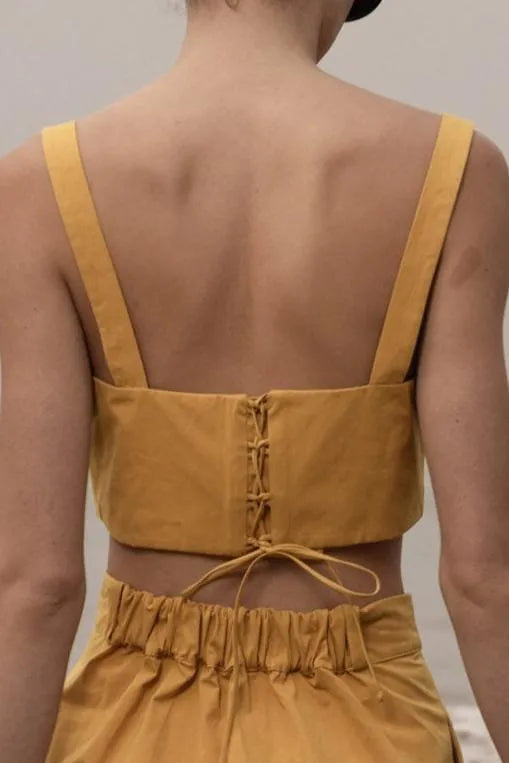 Calvi Top - Jaune Trench - Heidi Merrick