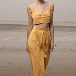 Calvi Top - Jaune Trench - Heidi Merrick