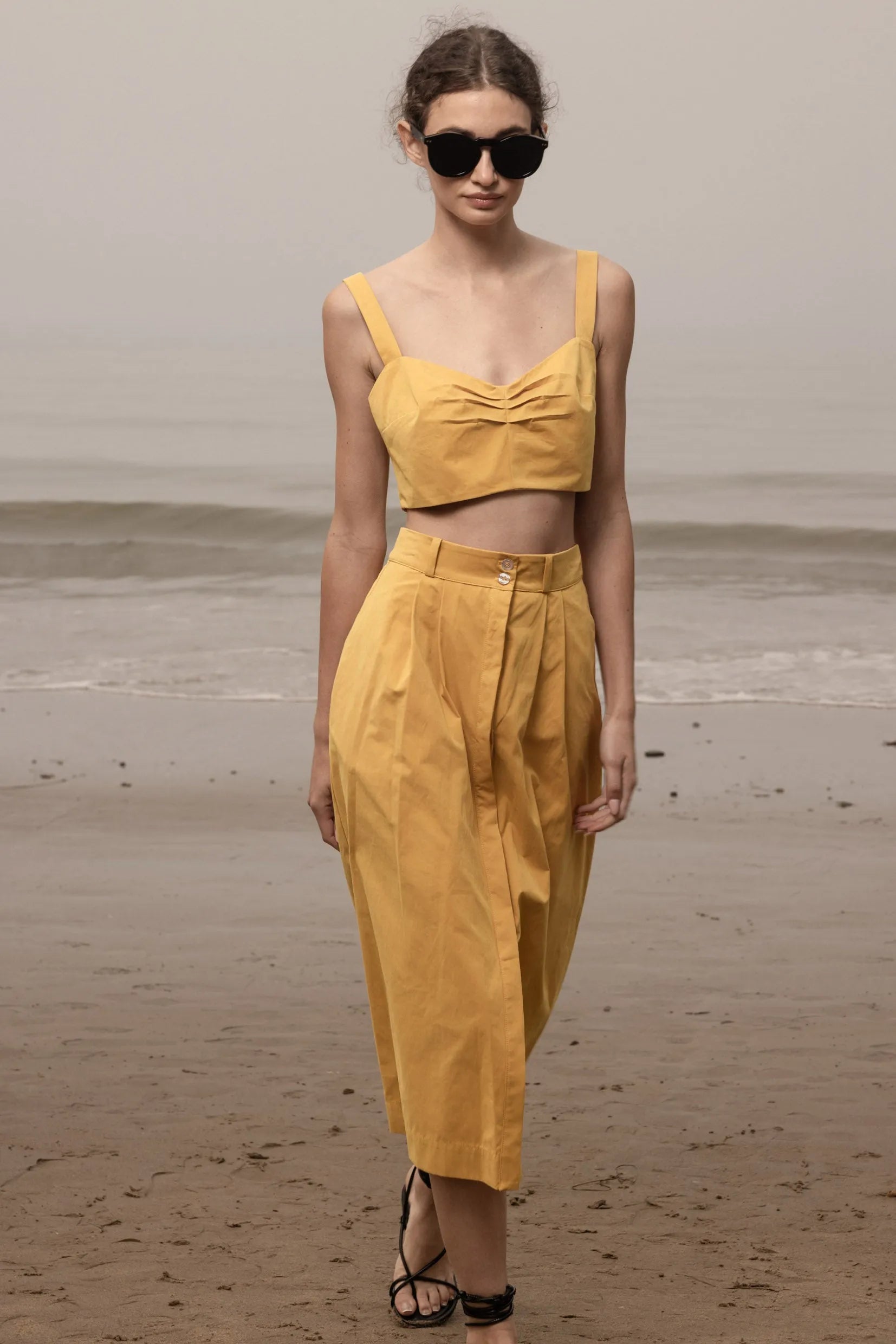 Calvi Top - Jaune Trench - Heidi Merrick