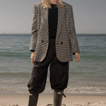 Wallace Blazer - Check Wool - Heidi Merrick